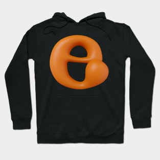 Liquid Type Letter E Hoodie